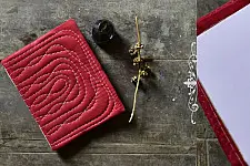 Bahi khata Red Diary ☙ 32 { 9" X 7" }